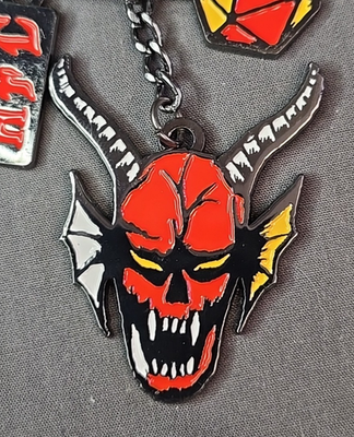 Stranger Things Hellfire Club Logo Multi-Charm Keychain NEW | eBay