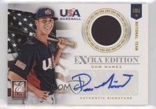 2012 Elite Extra Edition 94/249 Dom Nunez #13 Auto fm0