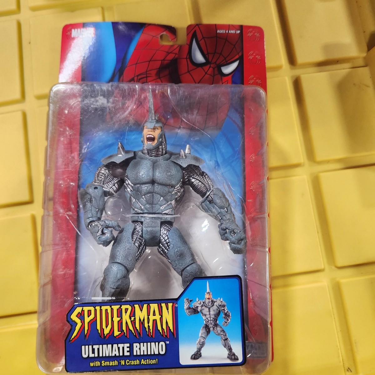 未開封★ライノ/クラシックシリーズ２、TOYBIZ、SPIDER-MAN Marvel Spider-Man Classics Series II Rhino 6