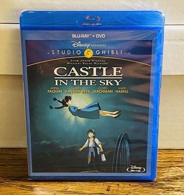 Castle in the Sky (Blu-ray/DVD, 2012, 2-Disc Set) Studio Ghilbi NEW Sealed OOP