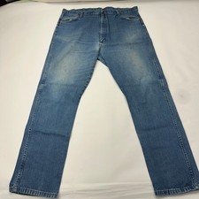 Wrangler 13MWZ Original Fit Cowboy Cut Jeans Medium Wash Denim Mens 42x34