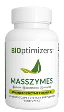 BiOptimizers MassZymes 4.0 Advanced Enzyme Formula – 120 Veggie Caps NEW SEALED