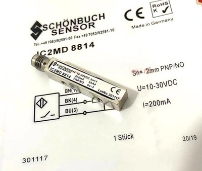 1PCS NEW FIT FOR SCH Ö NBUCH SENSOR Metal Proximity Switch IC2MD 8814 Sensor