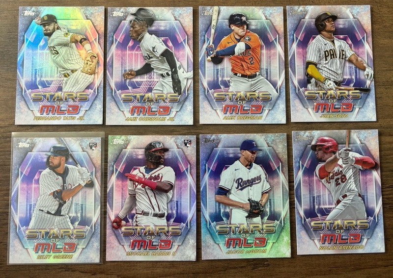 Topps Stars of the MLB Riley Greene Tatis Jr. Chisholm  Card Lot 8 MLB 2023