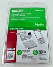 Homeline Square D Generator Interlock Kit Indoor/Outdoor HOMCRBGK1C 100-125A