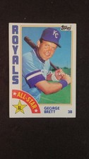 1984 Topps baseball card # 399 George Brett AS  ( VG to EX )
