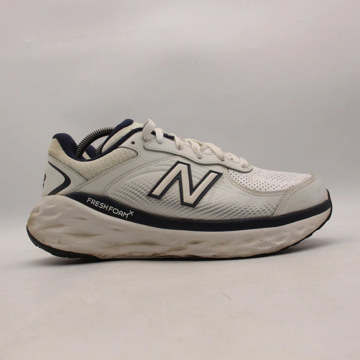 New Balance Fresh Foam X 840F Walking Sneakers Men Size 9.5 XWide NWB MW840FW1 New Balance Fresh Foam X 840Fv1 White Team Navy for Sale  main image 3