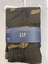 NEW CAMOUFLAGE Boxers Mens Size LARGE GAP