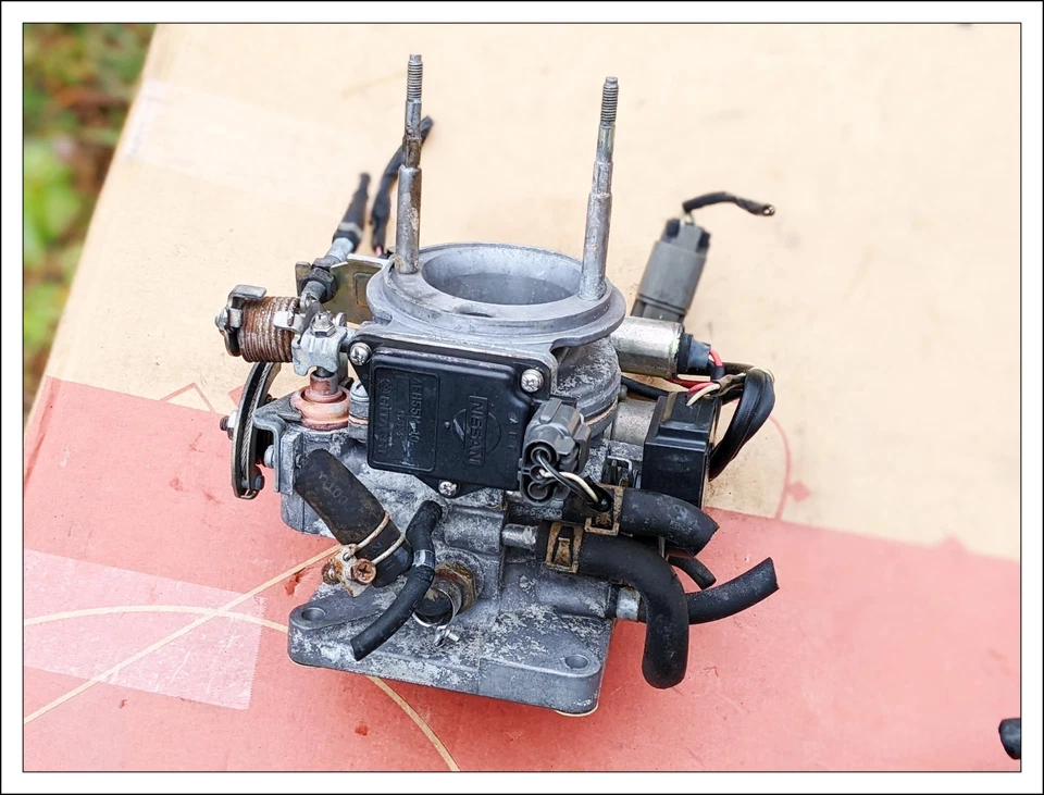 ✅ 96-97 Nissan carrocería rígida D21, camioneta pickup, carrocería del acelerador OEM Foto 4 de 4