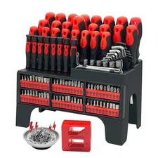 118PCS Magnetic Screwdriver Set, Screwdriver Set with Plastic Racki... Fast Ship
