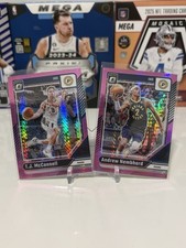 Andrew Nembhard / TJ McConnell 2024-25 Panini Optic Pink Hyper Prizm PACERS LOT