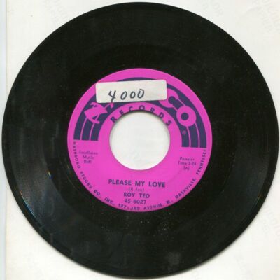 Roy Teo - Please My Love / Mama Doll 7'' 45 RPM Single
