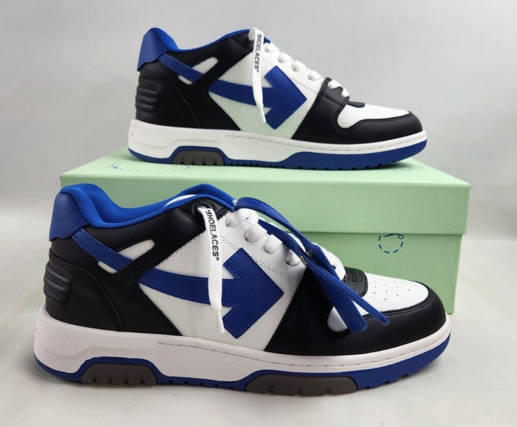 Buy Cheap OFF WHITE Men's Sneakers Out Of Office Calf Leather Blue