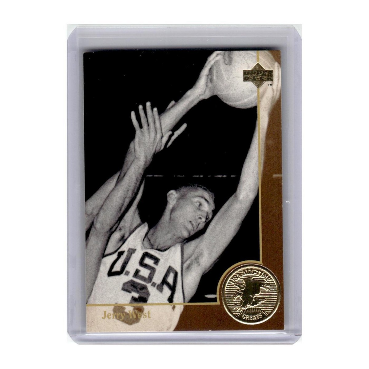 その他 Jerry West Auto upper deck 1994 Upper Deck USA All Time Greats Jerry West #87 | eBay