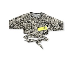 Women's Long Sleeve Tie Back Cropped Rash Guard-All in Motion-Various Sizes-S220