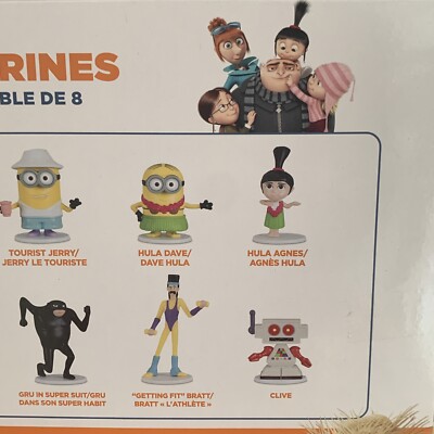 Despicable ME3 Mini Figurines 8 Piece Set - Only at ToysRus - New