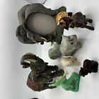 Vintage Lot of 9 Elephant Figurines - Jade Ceramic other materials Picture Frame