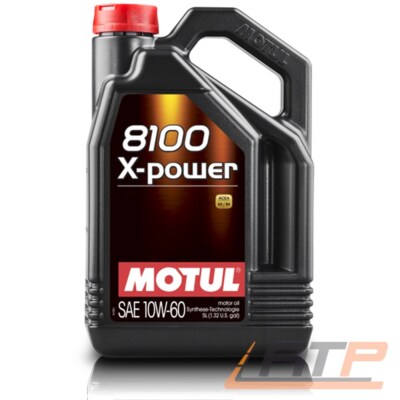 5 L MOTUL 8100 X-POWER 10W-60 MOTOR-ÖL MOTOREN- ÖL HOCHLEICHSTUNGS-ÖL