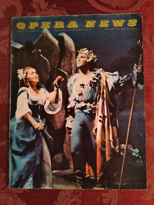 Rare MET OPERA NEWS February 16 1963 Karl Boehm Jess