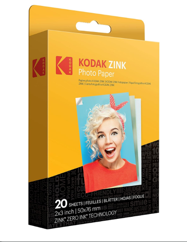 Kodak Premium Zink Photo Paper 2 x 3" 20 Sheets Sticky-Backed Photo Paper - Zdjęcie 2 z 7