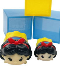 Disney Tsum Tsum Series 3 Vinyl Toys Snow White Large Medium Plus 3 Blocks