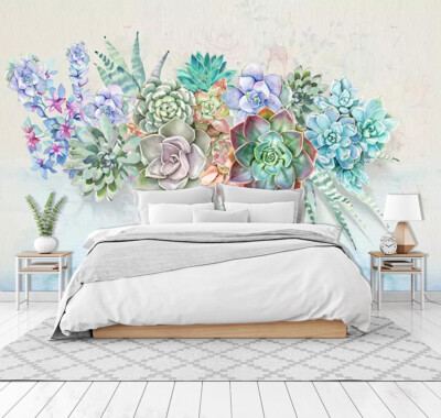 3D Aloe Vera ZHUC9470 Tapete Wandbild Fototapete Abnehmbarer Ann