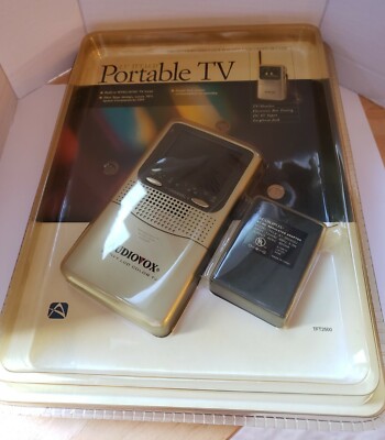 Audio Vox 2.5'' Portable TFT 2500 LCD Color TV NEW old stock 