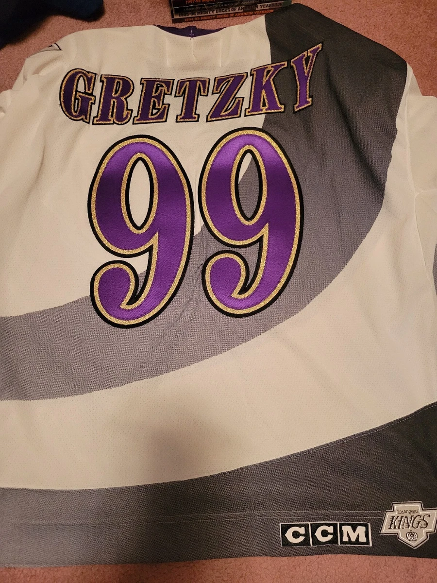 RARE* Wayne GRETZKY Signed Los Angeles Kings BURGER KING Jersey