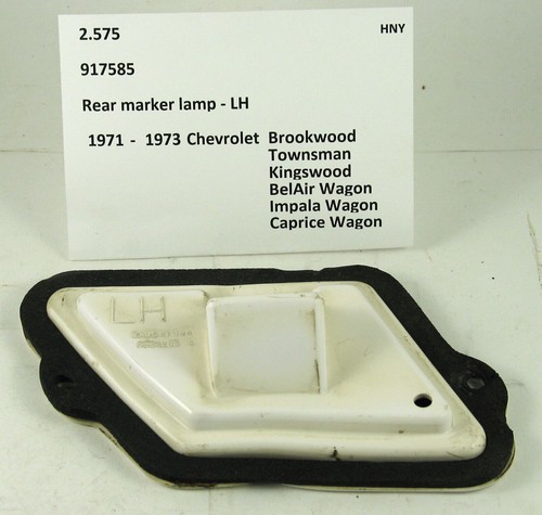 1971-1973 Chevrolet Brookwood Kingswood Wagon NOS marker lamp 917585 - Picture 2 of 2