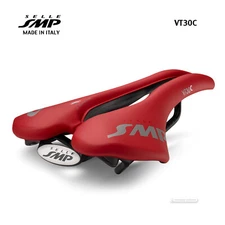 NEW Selle SMP VT30C Saddle : VELVET TOUCH RED - MADE IN iTALY!