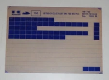 Microfiche Spare Parts Catalog Kawasaki Jet Ski Sxi Pro Type Js 750 C1-C3 Stand