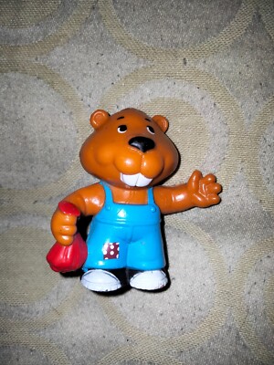 Vintage Get Along Gang Bingo Biber Figur schöner Zustand selten