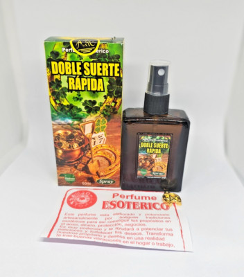 PERFUME DOBLE SUERTE RAPIDA / DOUBLE QUICK LUCK 100% PERU ATRAE SUERTE FORTUNA