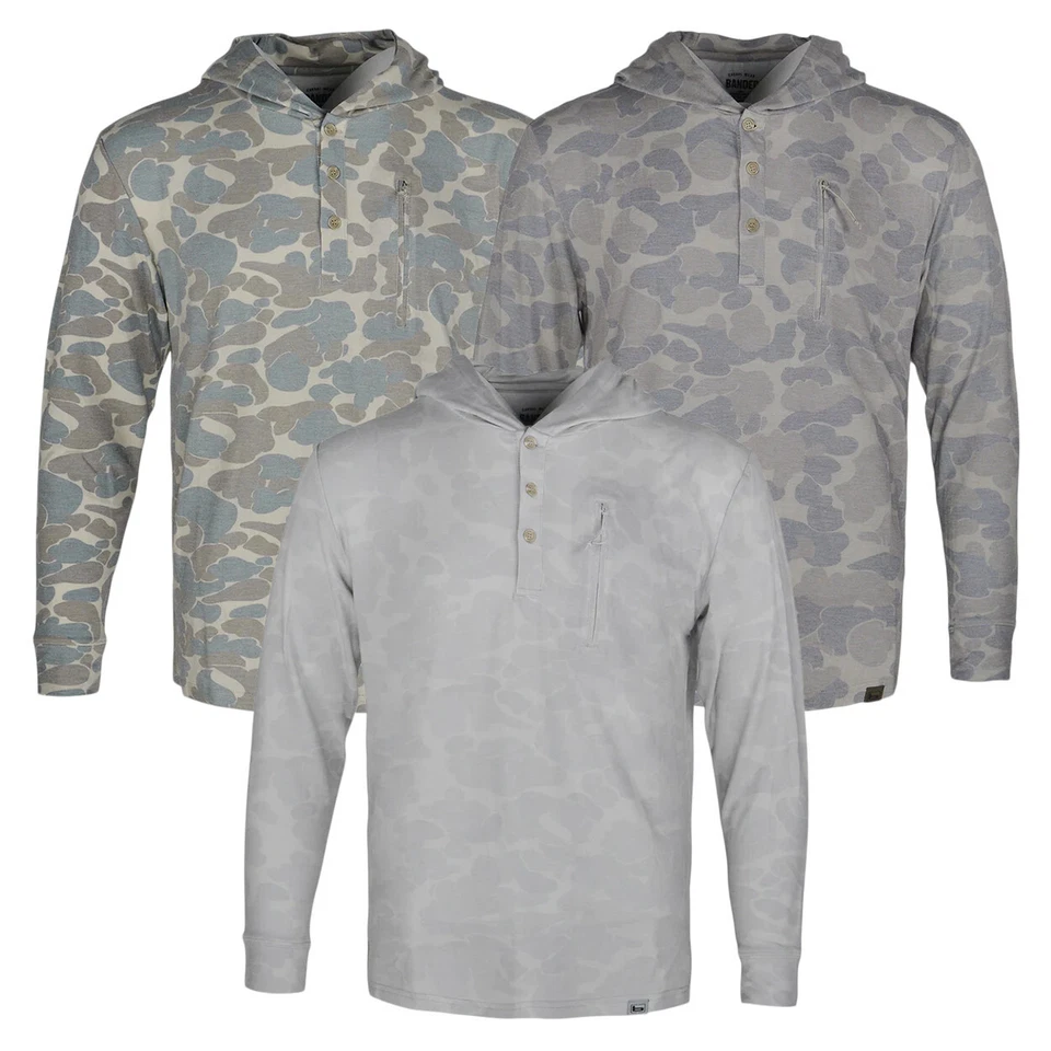 Banded Tec Casual Hooded Henley – Lightweight, Moisture-Wicking, Stretch Hoodie