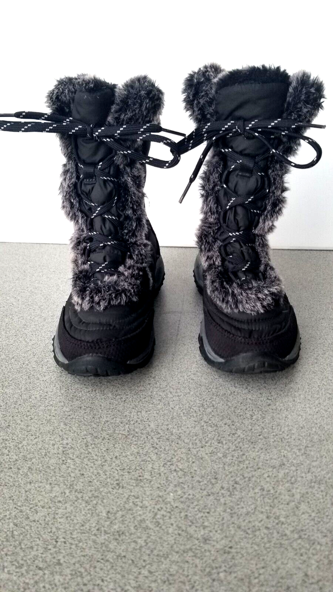 The North Face 616273 Goose Fur Waterproof Snow Winter Boots Girl's 13