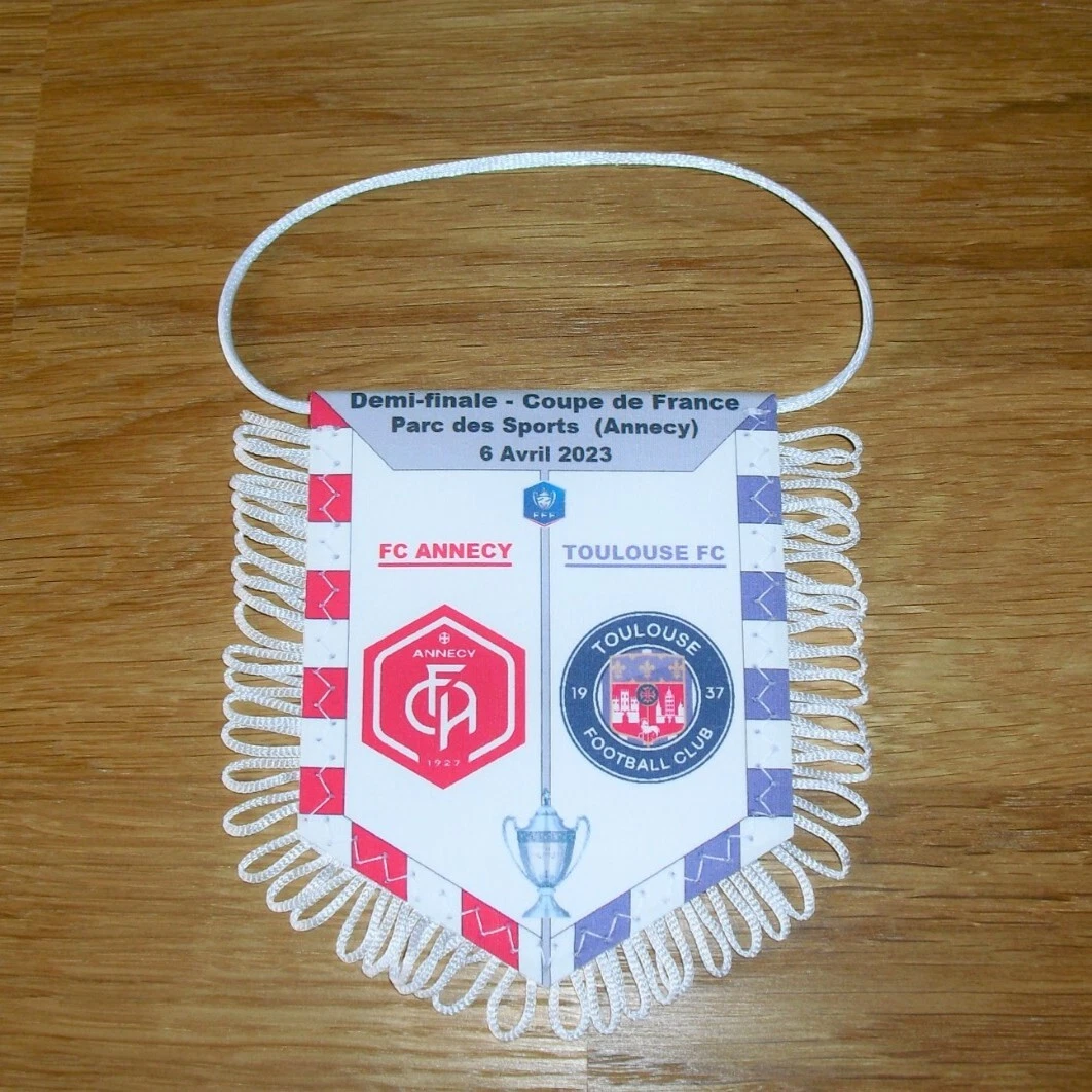 Toulouse TFC ancien fanion vintage foot football pennant wimpel banderin