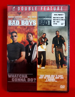 Bad Boys / Bad Boys II DVD 2006 Sony Double Feature 2-disc set Will Smith NEW