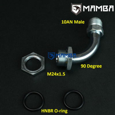 AN10 10AN DIY Turbo Oil Pan/Oil sump Return Drain Adapter Bung Fitting AN10 10AN DIY Turbo Oil Pan/Oil sump Return Drain Adapter Bung Fitting