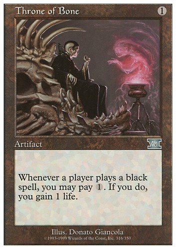 Magic the Gathering MTG Throne of Bone (316) Sixth Edition   LP