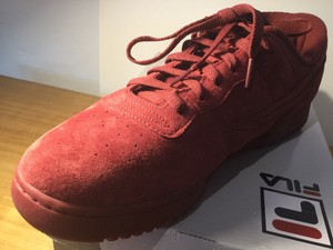 Nuevos Zapatos deportivos tenis fila rojo Talla 11 au Gamuza Para Hombre  Talla 12 EE. UU. | eBay