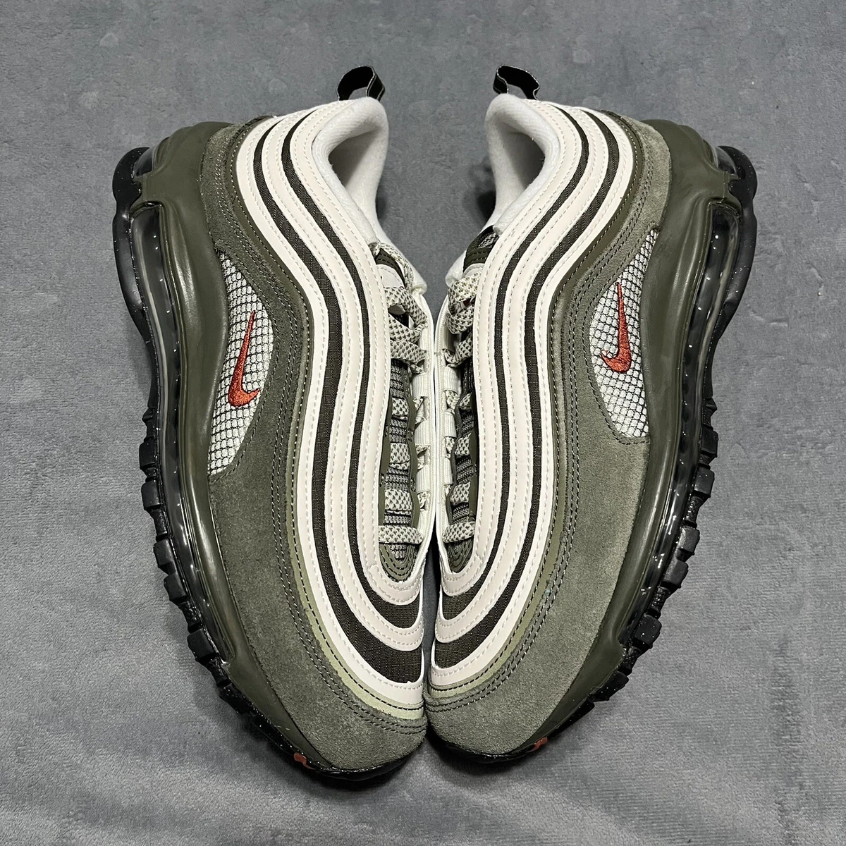 Nike Air Max 97 Dark Olive FB9619-001 Phantom Rugged Orange New 