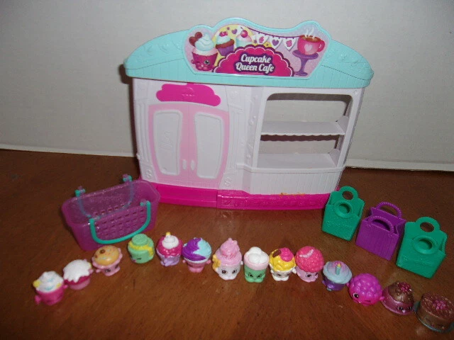 Shopkins Cupcake Queen Cafe Playset with Accessories I.D. SH 741