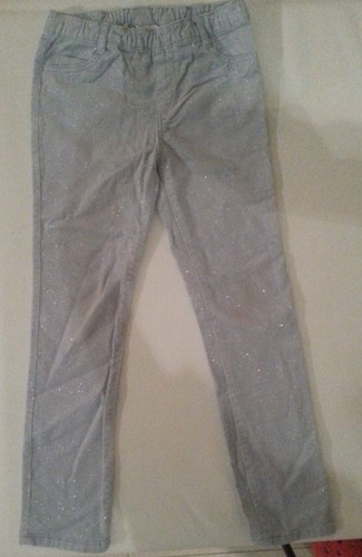 H\u0026M LOTTO 166B PANTALONE PANTALONI BIMBA BAMBINA JEANS BRILLANTINI 7/8 ANNI  | eBay