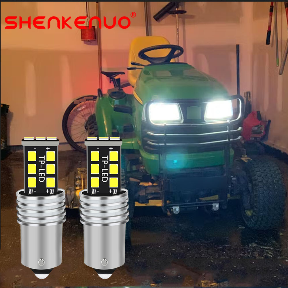 2-Pack LED Headlight Bulbs For John Deere 650 750 Tractors - 12V 35/35W Super Bright - CH15208