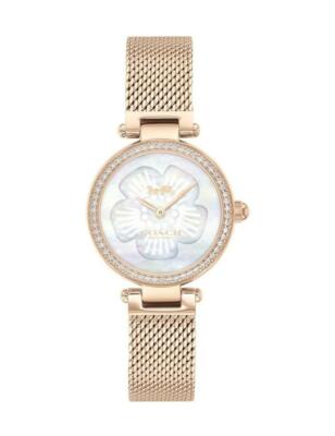 COACH Women\'s Rose Gold Crystal Accent Bracelet Watch Ladies main image 2