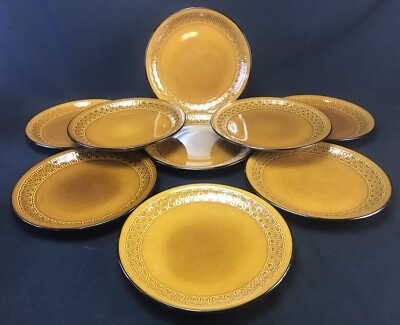 Full Set CAMBRIAN STONEWARE Dinner Salad Plate Bowl Cup Saucer 45