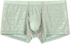 Boxer Shorts Men's Underwear Bulge Pouch Comfort Breath Soft Short Leg Trunks