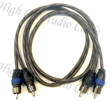 SKY HIGH CAR AUDIO 2 CHANNEL TWISTED RCA'S 12FT
