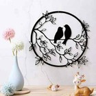 Wall Decor Bird on Tree Branch for Living-Room Garden Bedroom Home Office