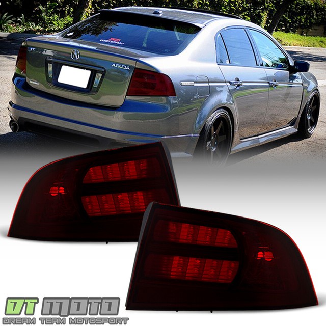 Red Smoke 2004 2005 2006 2007 2008 Acura TL TypeS Tail Lights Lamps